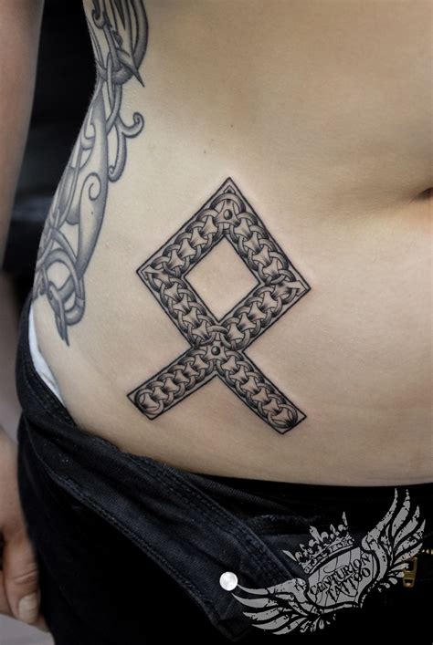 Othala rune tattoo motif
